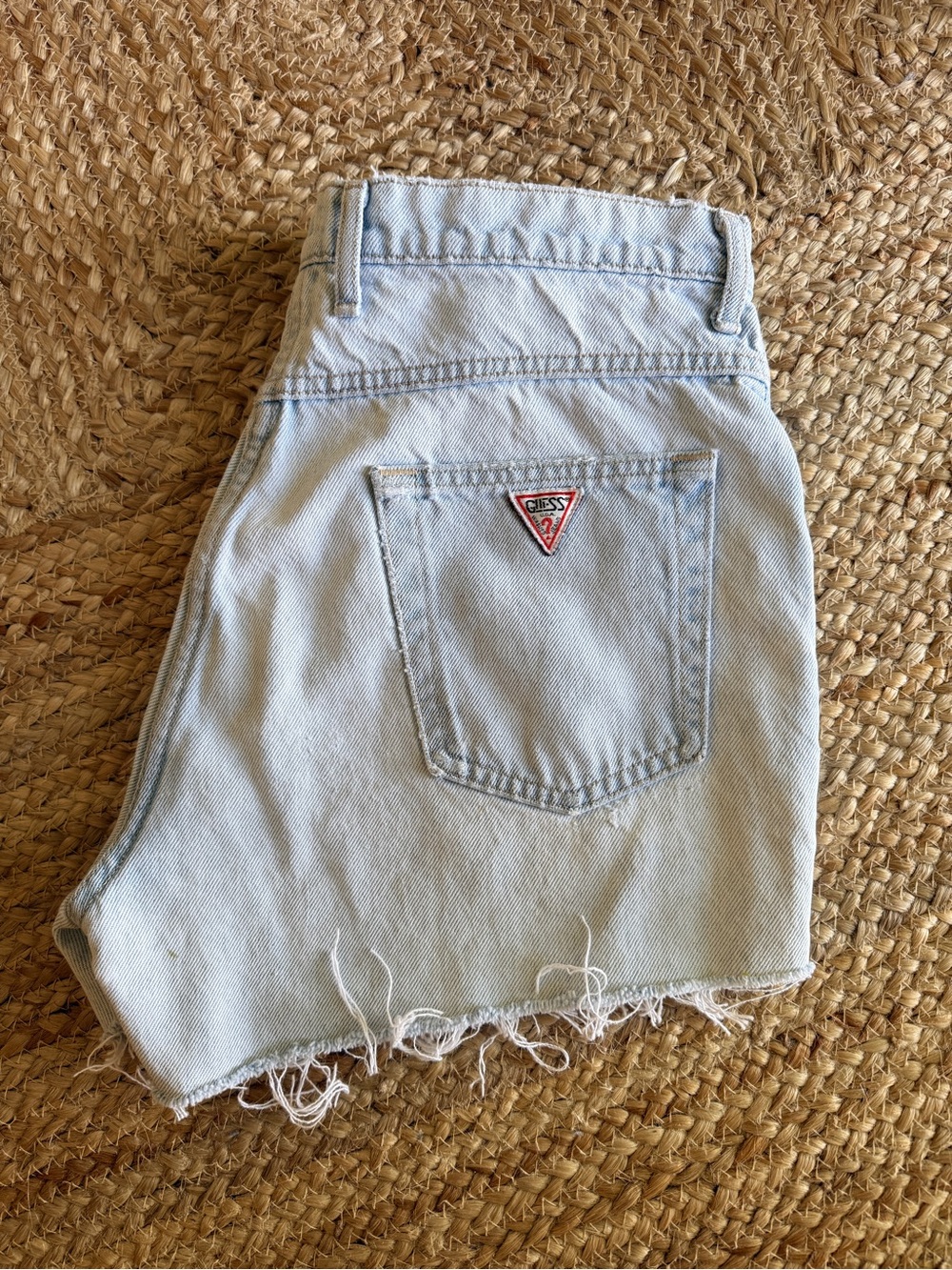 Vintage Guess high rise denim shorts